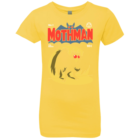 T-Shirts Vibrant Yellow / YXS Mothman Girls Premium T-Shirt