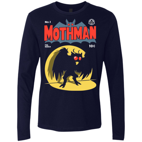 T-Shirts Midnight Navy / Small Mothman Men's Premium Long Sleeve