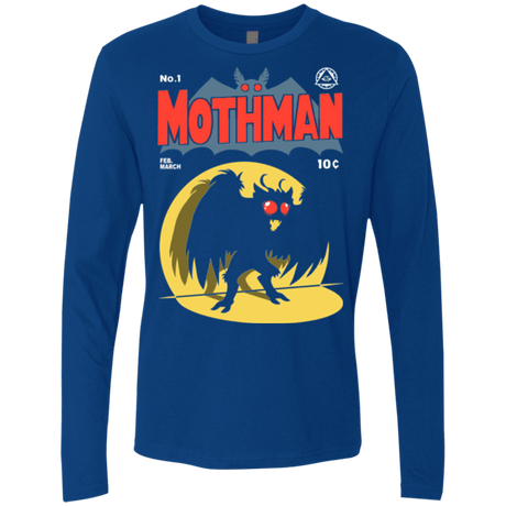 T-Shirts Royal / Small Mothman Men's Premium Long Sleeve