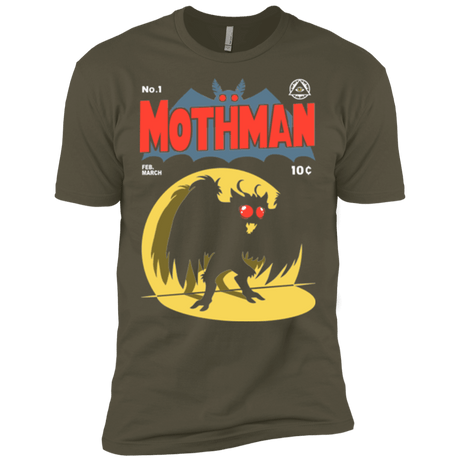 T-Shirts Military Green / X-Small Mothman Men's Premium T-Shirt