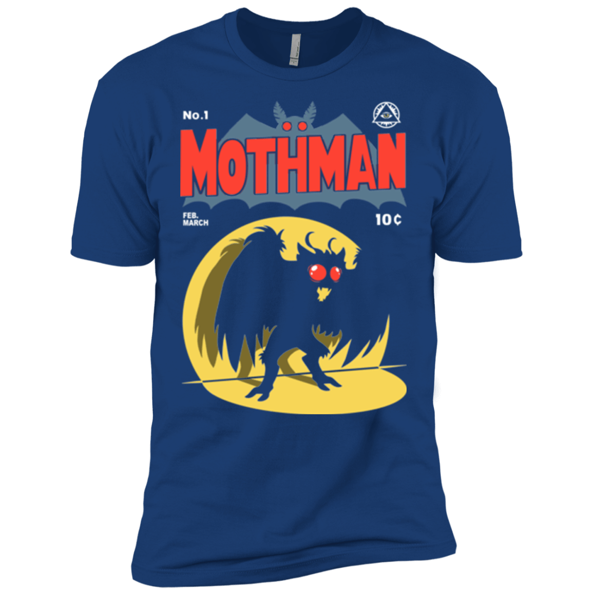 T-Shirts Royal / X-Small Mothman Men's Premium T-Shirt