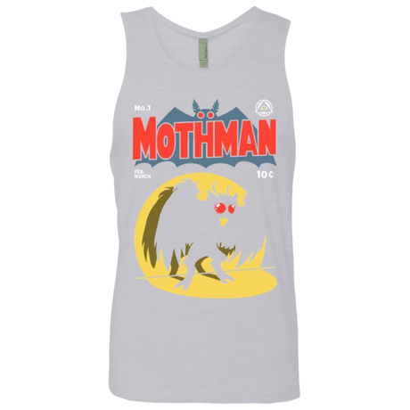 T-Shirts Heather Grey / Small Mothman Men's Premium Tank Top