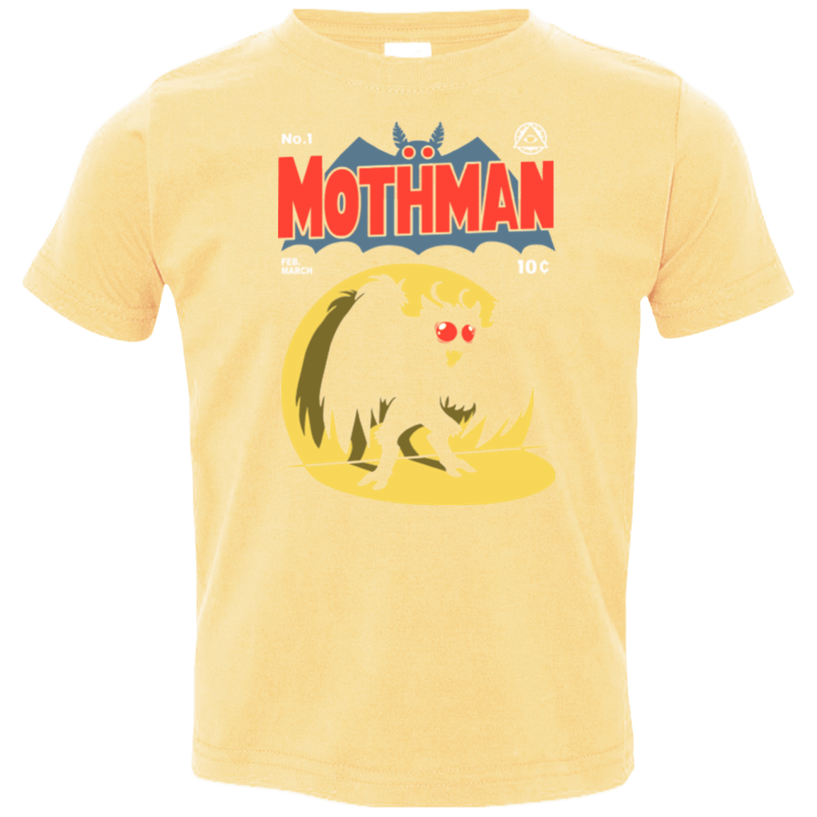 T-Shirts Butter / 2T Mothman Toddler Premium T-Shirt