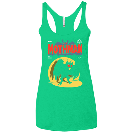 T-Shirts Envy / X-Small Mothman Women's Triblend Racerback Tank