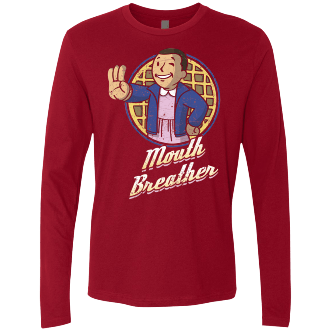 T-Shirts Cardinal / Small Mouth Breather Men's Premium Long Sleeve