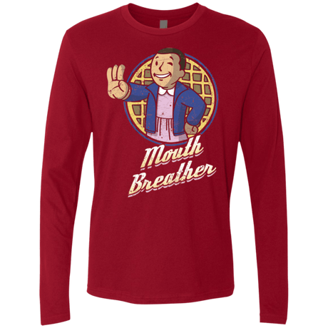 T-Shirts Cardinal / Small Mouth Breather Men's Premium Long Sleeve