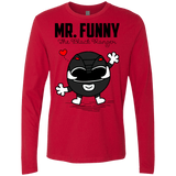 T-Shirts Red / Small Mr Funny Men's Premium Long Sleeve