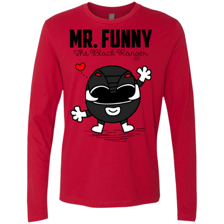 T-Shirts Red / Small Mr Funny Men's Premium Long Sleeve