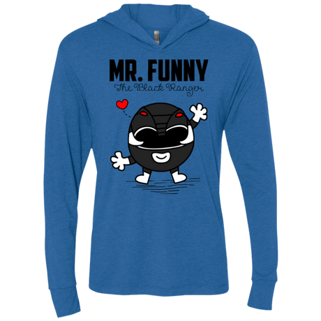 T-Shirts Vintage Royal / X-Small Mr Funny Triblend Long Sleeve Hoodie Tee