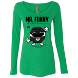 T-Shirts Envy / Small Mr Funny Women's Triblend Long Sleeve Shirt