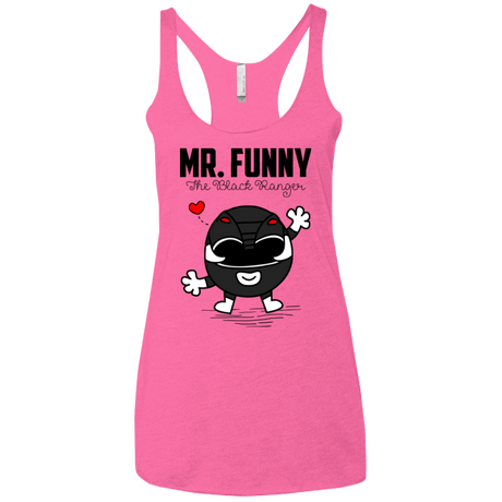 T-Shirts Vintage Pink / X-Small Mr Funny Women's Triblend Racerback Tank