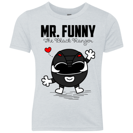 T-Shirts Heather White / YXS Mr Funny Youth Triblend T-Shirt