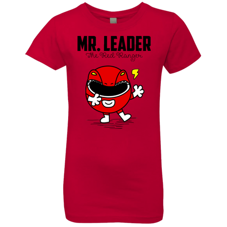 T-Shirts Red / YXS Mr Leader Girls Premium T-Shirt