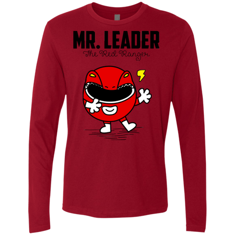 T-Shirts Cardinal / Small Mr Leader Men's Premium Long Sleeve