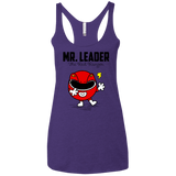 T-Shirts Purple / X-Small Mr Leader Women's Triblend Racerback Tank