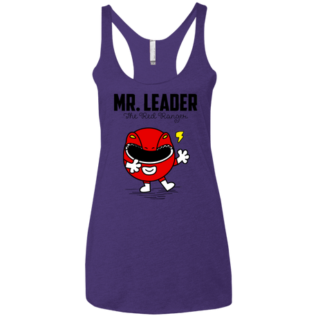 T-Shirts Purple / X-Small Mr Leader Women's Triblend Racerback Tank
