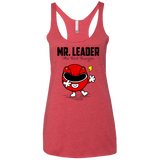 T-Shirts Vintage Red / X-Small Mr Leader Women's Triblend Racerback Tank