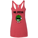 T-Shirts Vintage Red / X-Small Mr Special Women's Triblend Racerback Tank