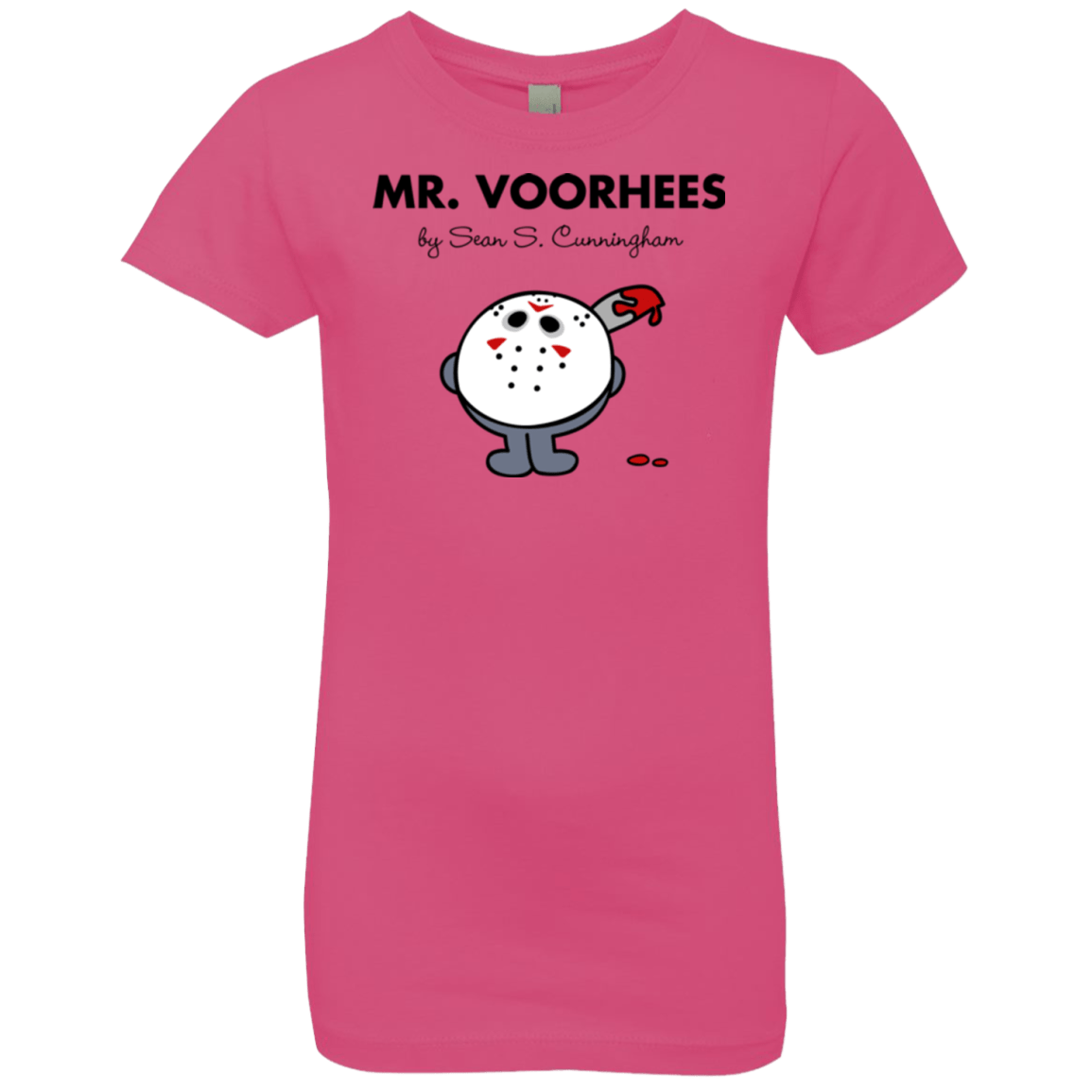 T-Shirts Hot Pink / YXS Mr Voorhees Girls Premium T-Shirt