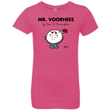 T-Shirts Hot Pink / YXS Mr Voorhees Girls Premium T-Shirt