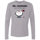 T-Shirts Heather Grey / Small Mr Voorhees Men's Premium Long Sleeve