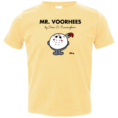 T-Shirts Butter / 2T Mr Voorhees Toddler Premium T-Shirt