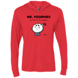 T-Shirts Vintage Red / X-Small Mr Voorhees Triblend Long Sleeve Hoodie Tee