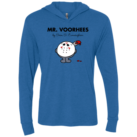 T-Shirts Vintage Royal / X-Small Mr Voorhees Triblend Long Sleeve Hoodie Tee
