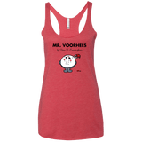 T-Shirts Vintage Red / X-Small Mr Voorhees Women's Triblend Racerback Tank