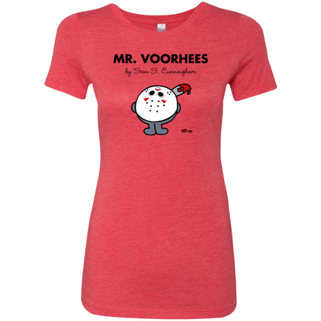 T-Shirts Vintage Red / Small Mr Voorhees Women's Triblend T-Shirt