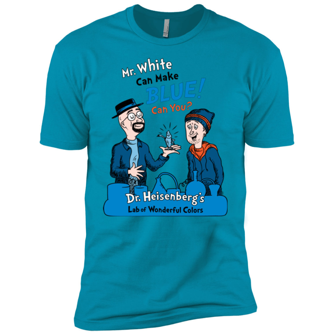 T-Shirts Turquoise / YXS Mr White Boys Premium T-Shirt