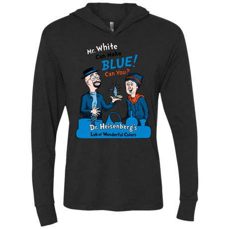 T-Shirts Vintage Black / X-Small Mr White Triblend Long Sleeve Hoodie Tee