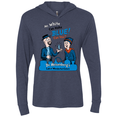 T-Shirts Vintage Navy / X-Small Mr White Triblend Long Sleeve Hoodie Tee