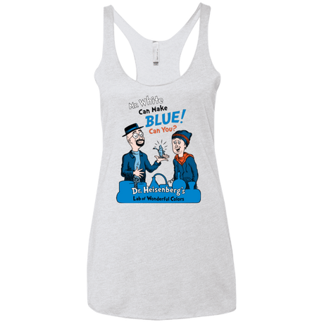 T-Shirts Heather White / X-Small Mr White Women's Triblend Racerback Tank