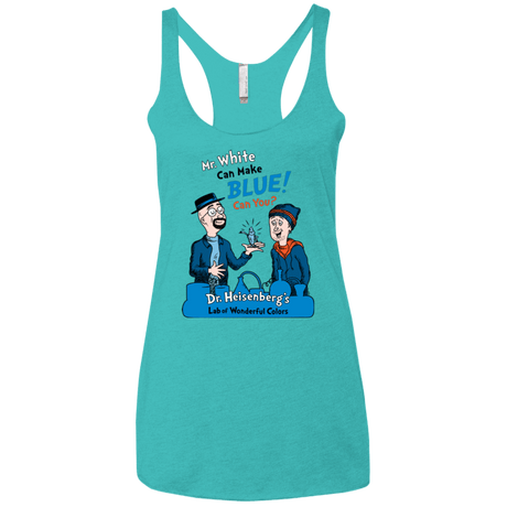 T-Shirts Tahiti Blue / X-Small Mr White Women's Triblend Racerback Tank