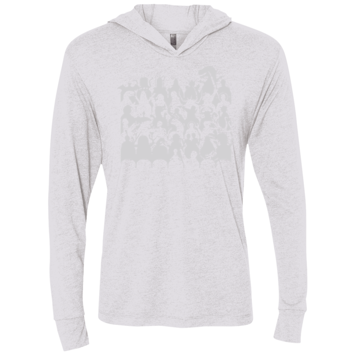 T-Shirts Heather White / X-Small MST3K Triblend Long Sleeve Hoodie Tee