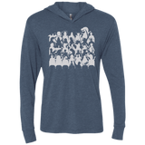 T-Shirts Indigo / X-Small MST3K Triblend Long Sleeve Hoodie Tee