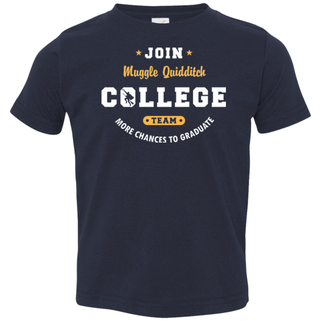 T-Shirts Navy / 2T Muggle Quidditch Toddler Premium T-Shirt