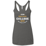 T-Shirts Premium Heather / X-Small Muggle Quidditch Women's Triblend Racerback Tank