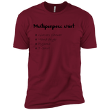 T-Shirts Cardinal / X-Small Multipurpose Shirt Men's Premium T-Shirt