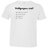 T-Shirts White / 2T Multipurpose Shirt Toddler Premium T-Shirt