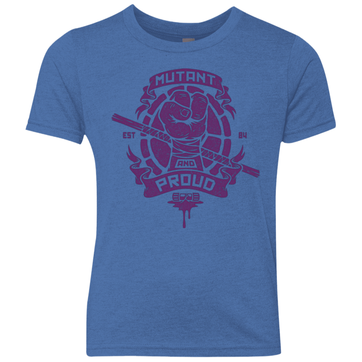 T-Shirts Vintage Royal / YXS Mutant and Proud Donny Youth Triblend T-Shirt