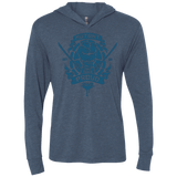 T-Shirts Indigo / X-Small Mutant and Proud Leo Triblend Long Sleeve Hoodie Tee