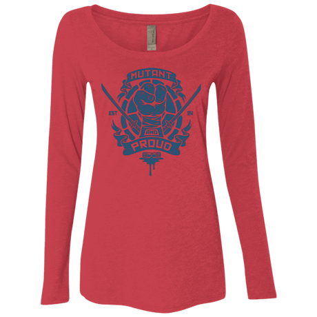 T-Shirts Vintage Red / Small Mutant and Proud Leo Women's Triblend Long Sleeve Shirt