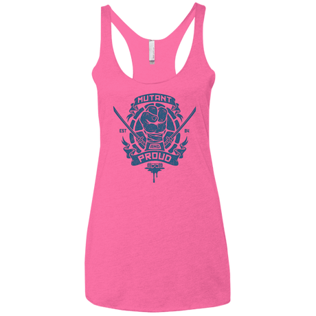 T-Shirts Vintage Pink / X-Small Mutant and Proud Leo Women's Triblend Racerback Tank