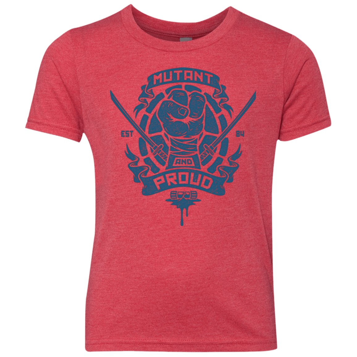 T-Shirts Vintage Red / YXS Mutant and Proud Leo Youth Triblend T-Shirt