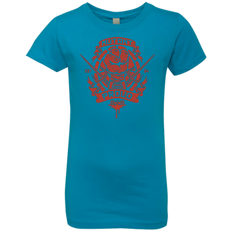 T-Shirts Turquoise / YXS Mutant and Proud Raph Girls Premium T-Shirt