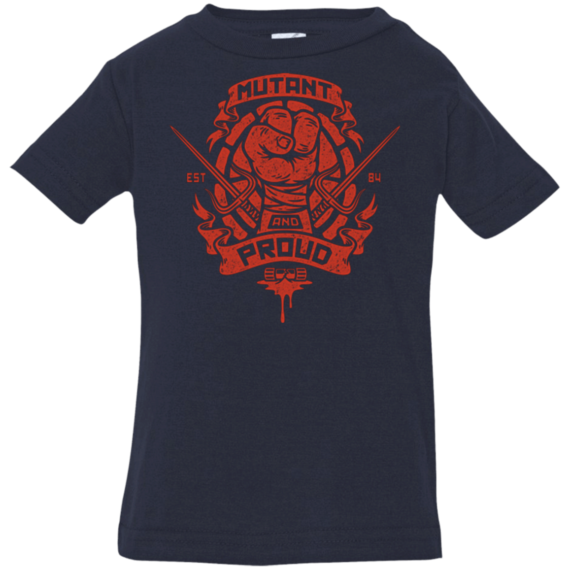 T-Shirts Navy / 6 Months Mutant and Proud Raph Infant PremiumT-Shirt