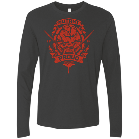 T-Shirts Heavy Metal / Small Mutant and Proud Raph Men's Premium Long Sleeve