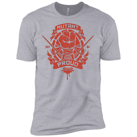 T-Shirts Heather Grey / X-Small Mutant and Proud Raph Men's Premium T-Shirt